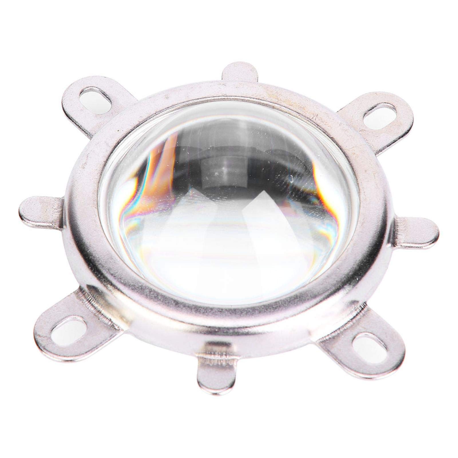 Eujgoov Optical Glass Lens, 44mm LED Lens with Reflector Cup and LED Reflector Cup Kit with Fixed Bracket for LED Light Lamp(60°)-image-8
