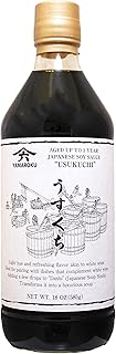 Usukuchi Soy Sauce Aged 1 Year, 18oz (532ml), Japanese Soy Sauce Fermented in Wooden Barrels, Traditionally Brewed
