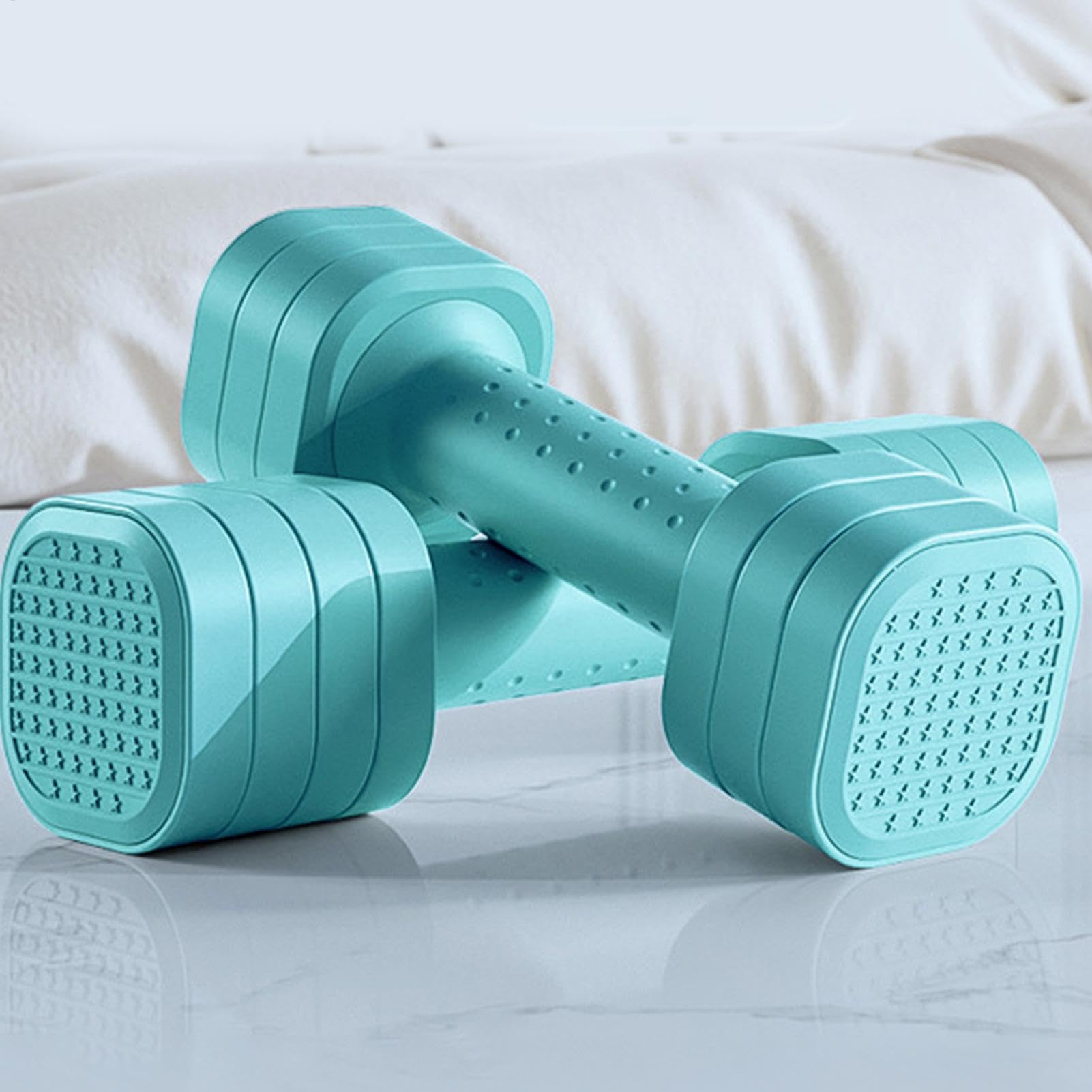 Damen Fitness Hanteln Set 4-in-1 tragbare Kurzhantel 0,9/1,4/1,8/2,3 kg | Workout Trainingsgewichte für Home Gym Ganzkörper Workout Übungen Krafttraining Widerstandstraining Gewichtstraining Zuhau