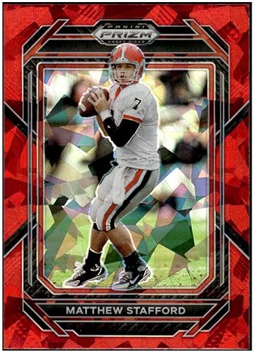 MATTHEW STAFFORD 2023 Panini Prizm Draft Picks Red Ice #74 NFL