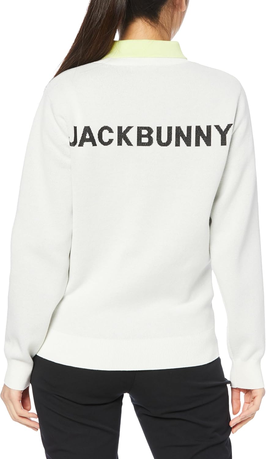 ジャックバニー レディース プルオーバー ふくれジャガード ニットプル