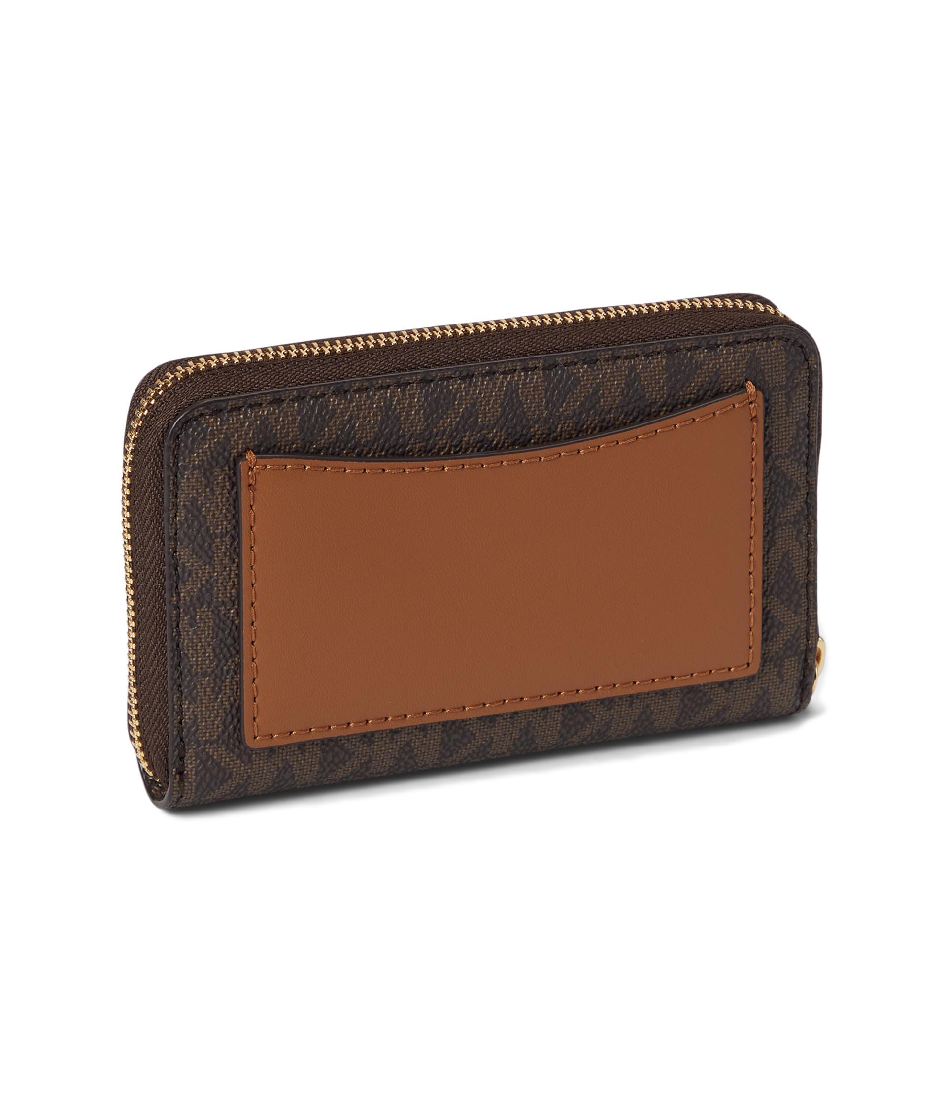 Michael Kors 32F9GJ6D0B-252 SM ZA Card Case Wallet Mujer Brn/Acorn Tamaño OS