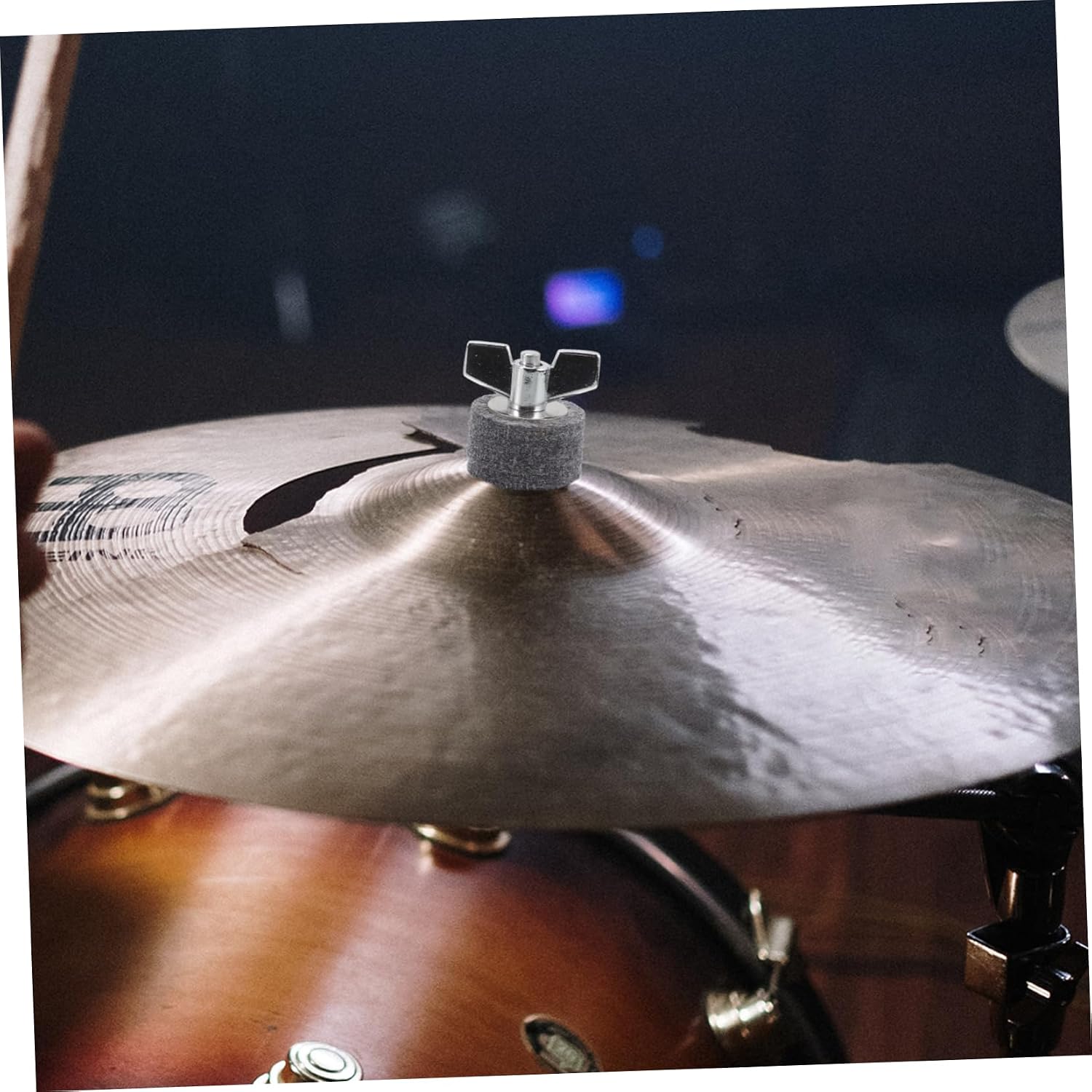 VICASKY Metal Cymbal Stacker Rack Mount for Drums Hihat Stands Percussion Accessories