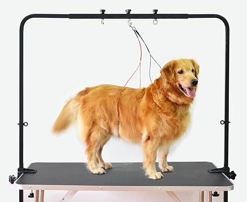 Miniatura 1 de SHELANDY Overhead pet Grooming armBars with Clamps Ideal for Dog Bathing & Grooming