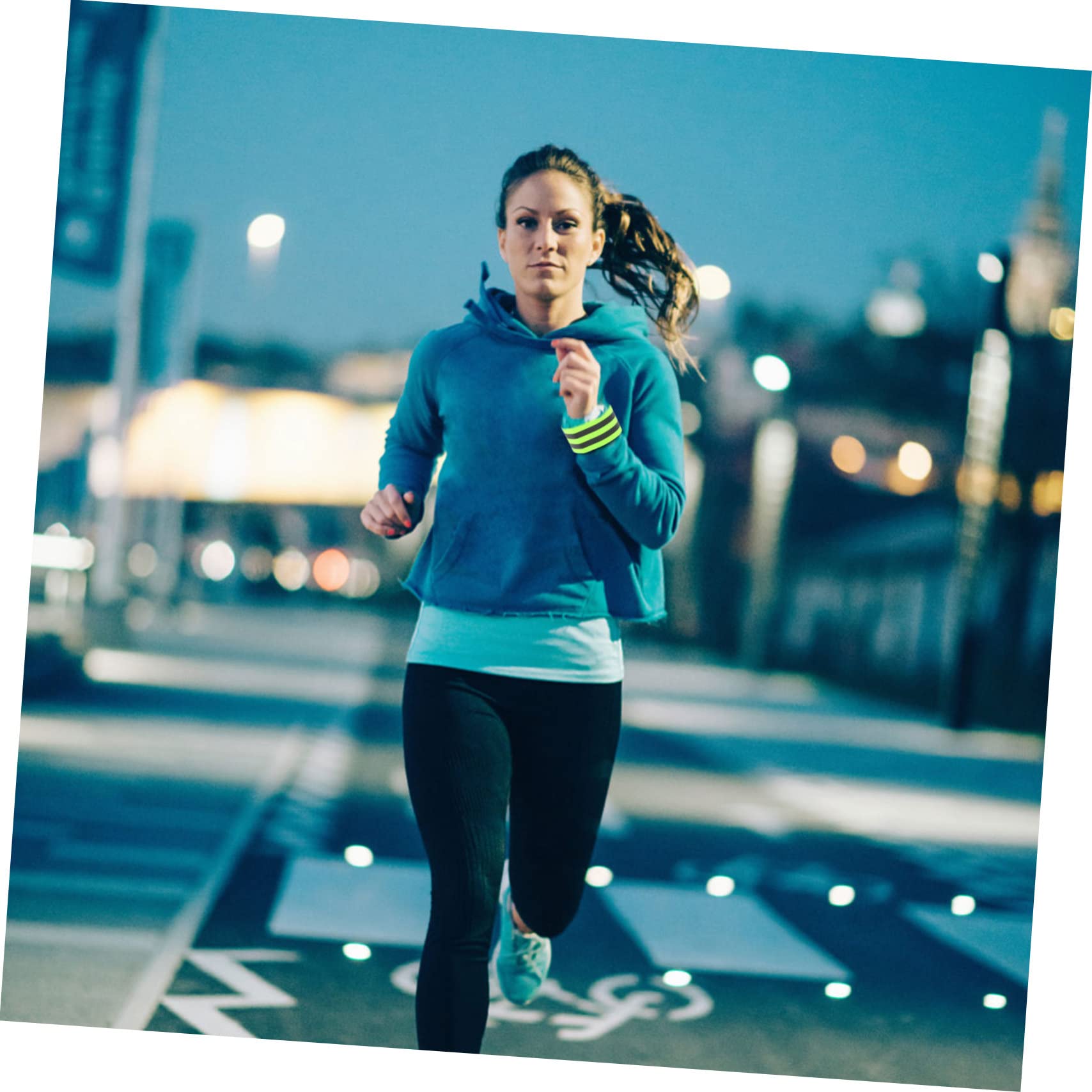 BESTonZON Brassards De Réfléchissants pour Course Élastiques Visibilité pour Jogging Cyclisme