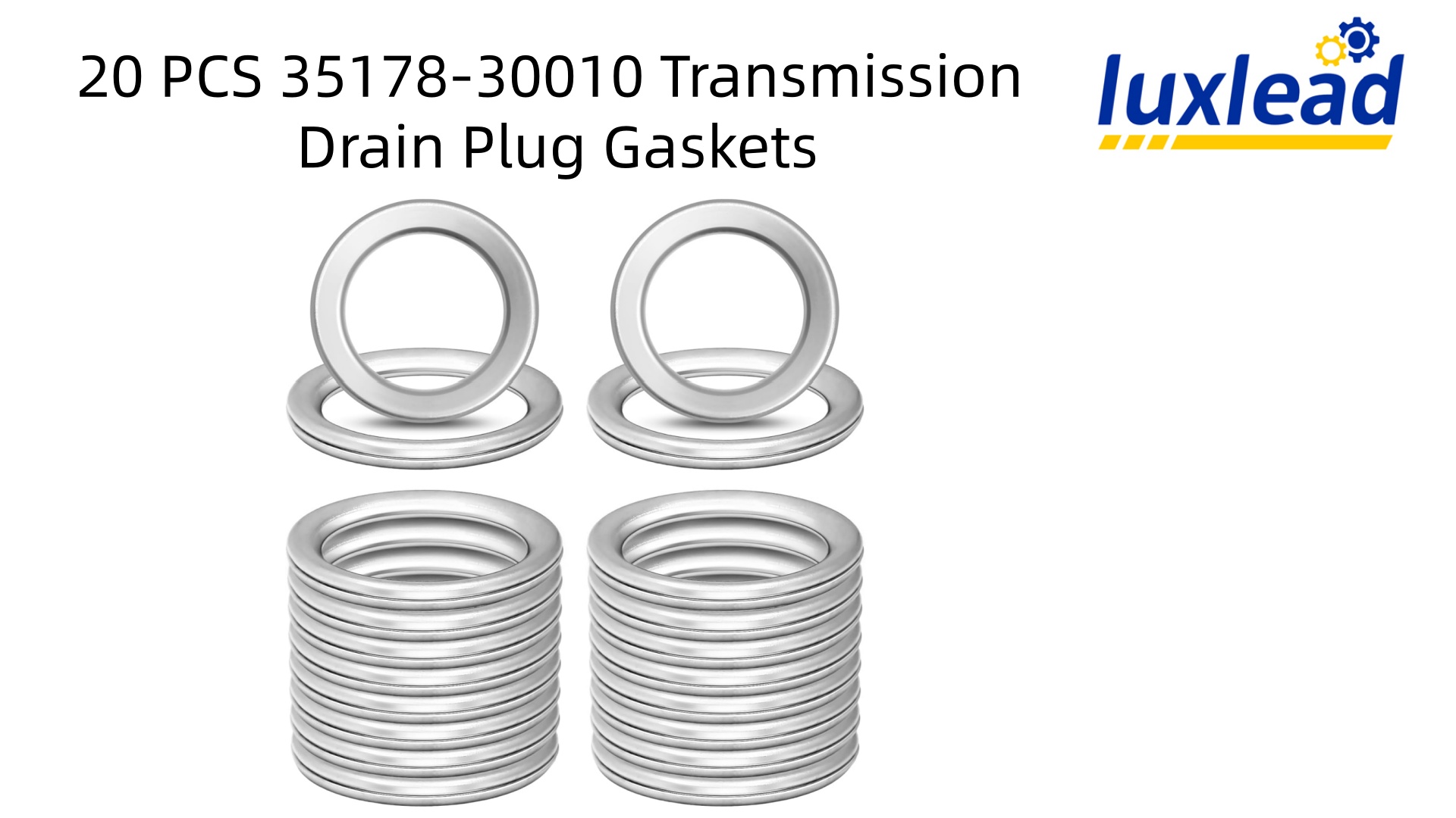 Amazon.com: luxlead 20 PCS Transmission Drain Plug Gaskets Oil
