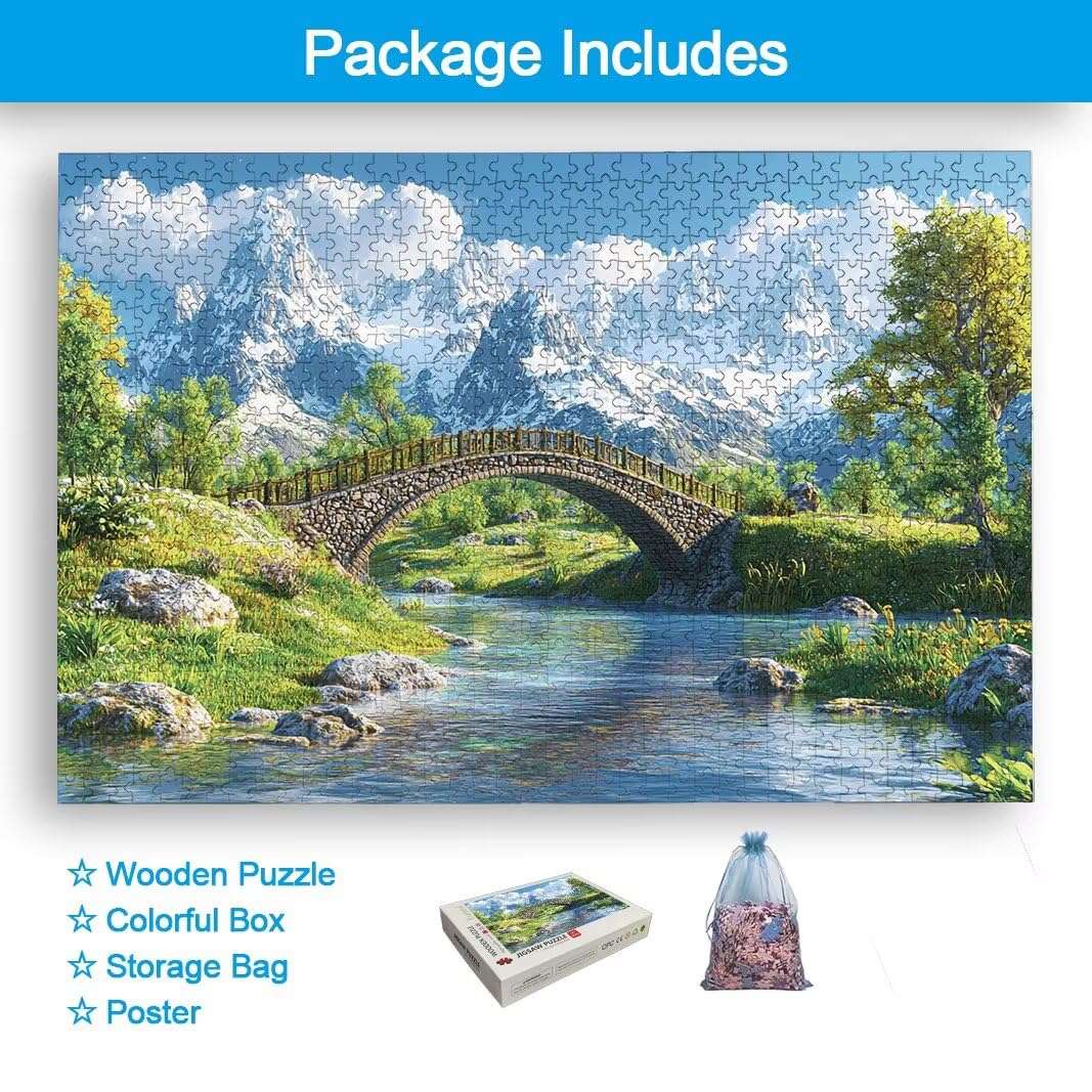 Puzzle Most Puzzle 5000 sztuk dla dorosłych, prezent dla kobiet/mężczyzn