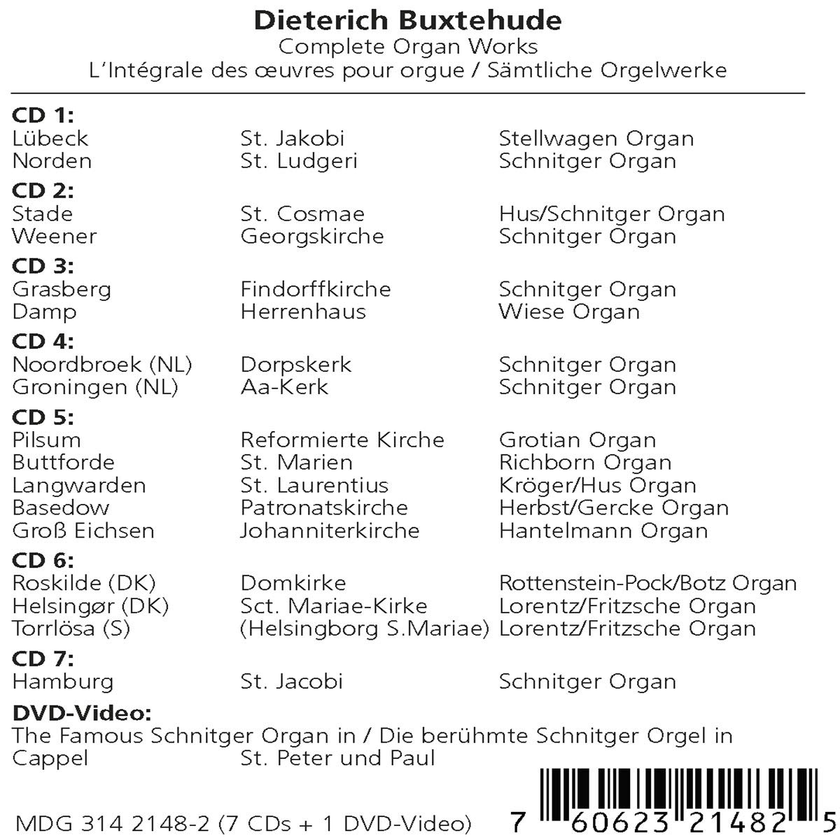 Sämtliche Orgelwerke-Aktualisiert Plus Video