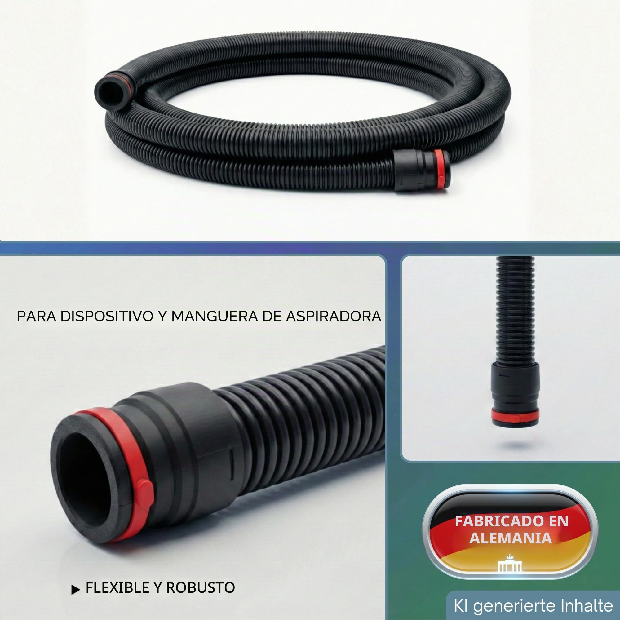 Adaptador adecuado para aspiradoras Bosch Click and Clean MALE para Parkside Performance PPWD 30 B2 Aspiradora industrial en seco y húmedo