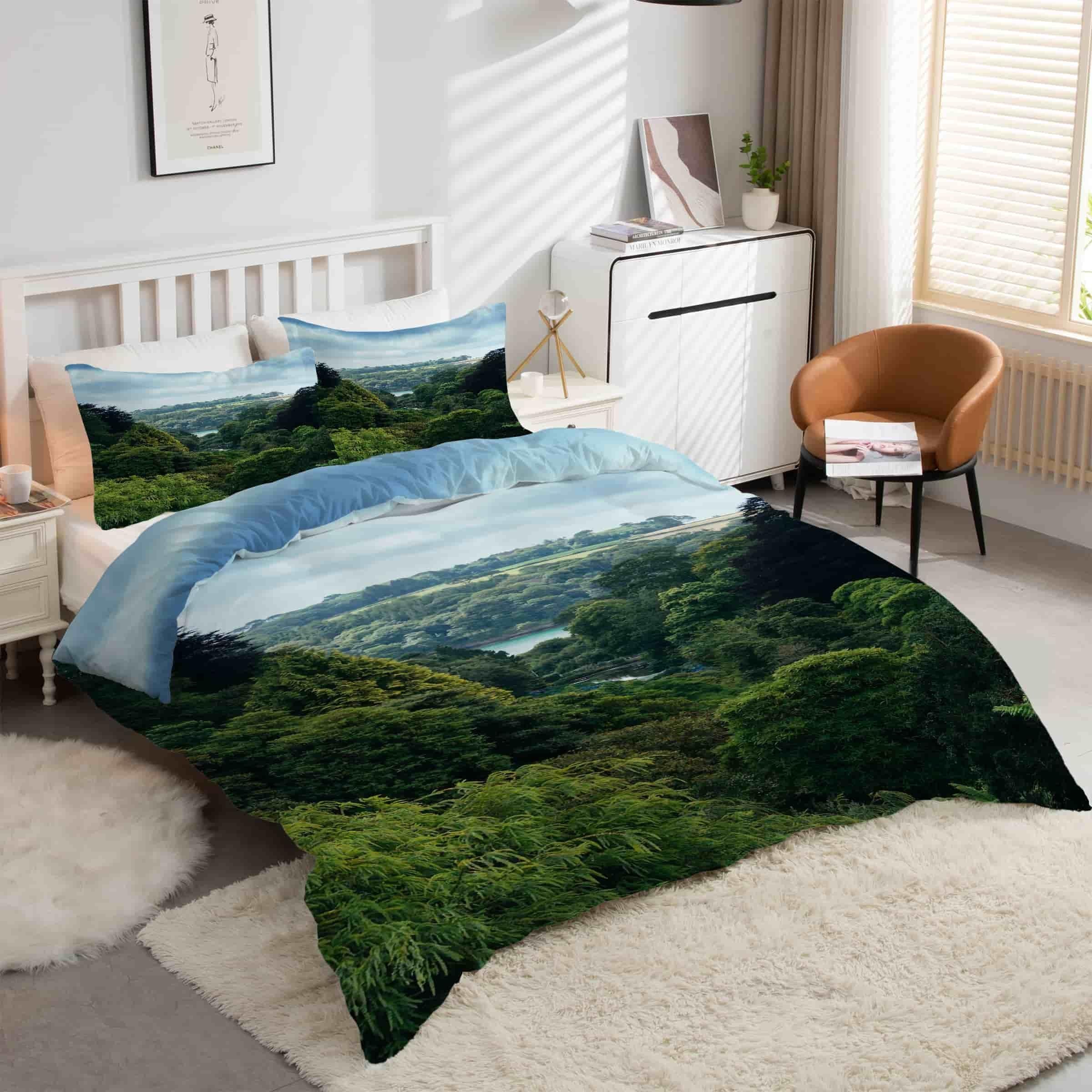 Housse de Couette 160x200 Microfibre pour Créer une Chambre Cocooning