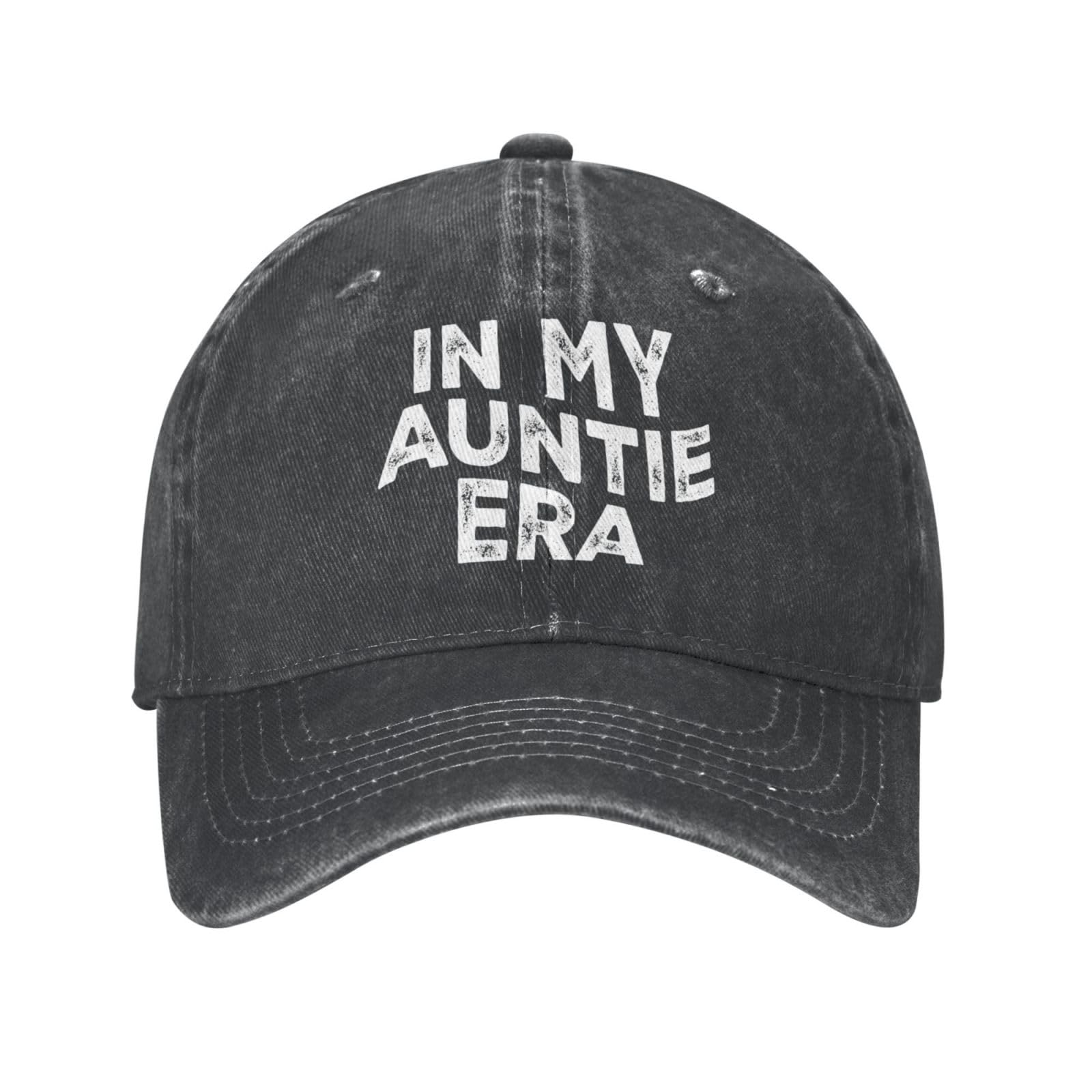 Nlwqekv Unisex Grey In My Auntie Era Hat Women Baseball Hats Cool Hats