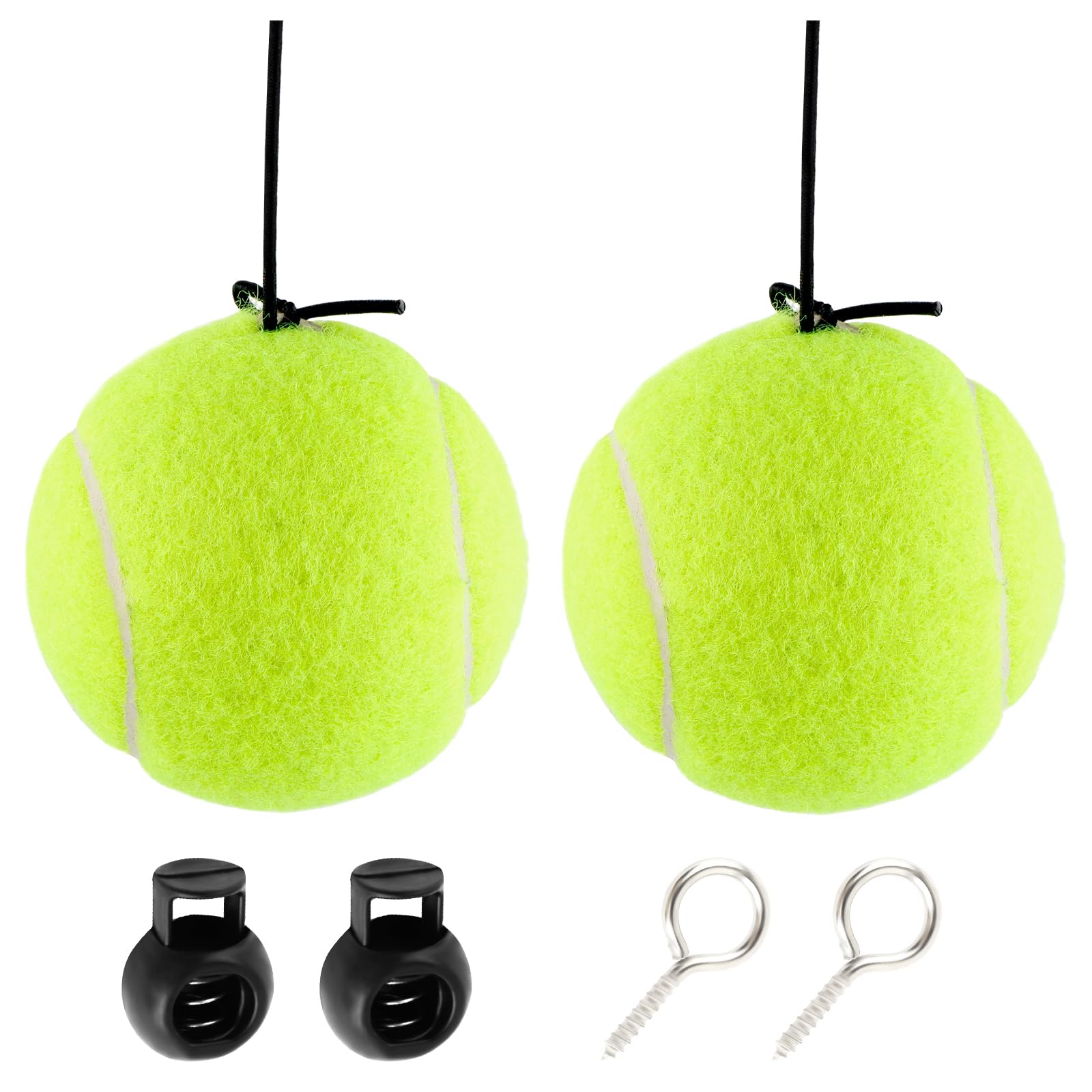 2PCS Tennis Garage Parking Aid with Lanyard,Height Adjustable Parking Stopper for Garage for Guided Parking,Garage Parking Sensor Avoid Crash and Scratch Car Accessories (2PCS)