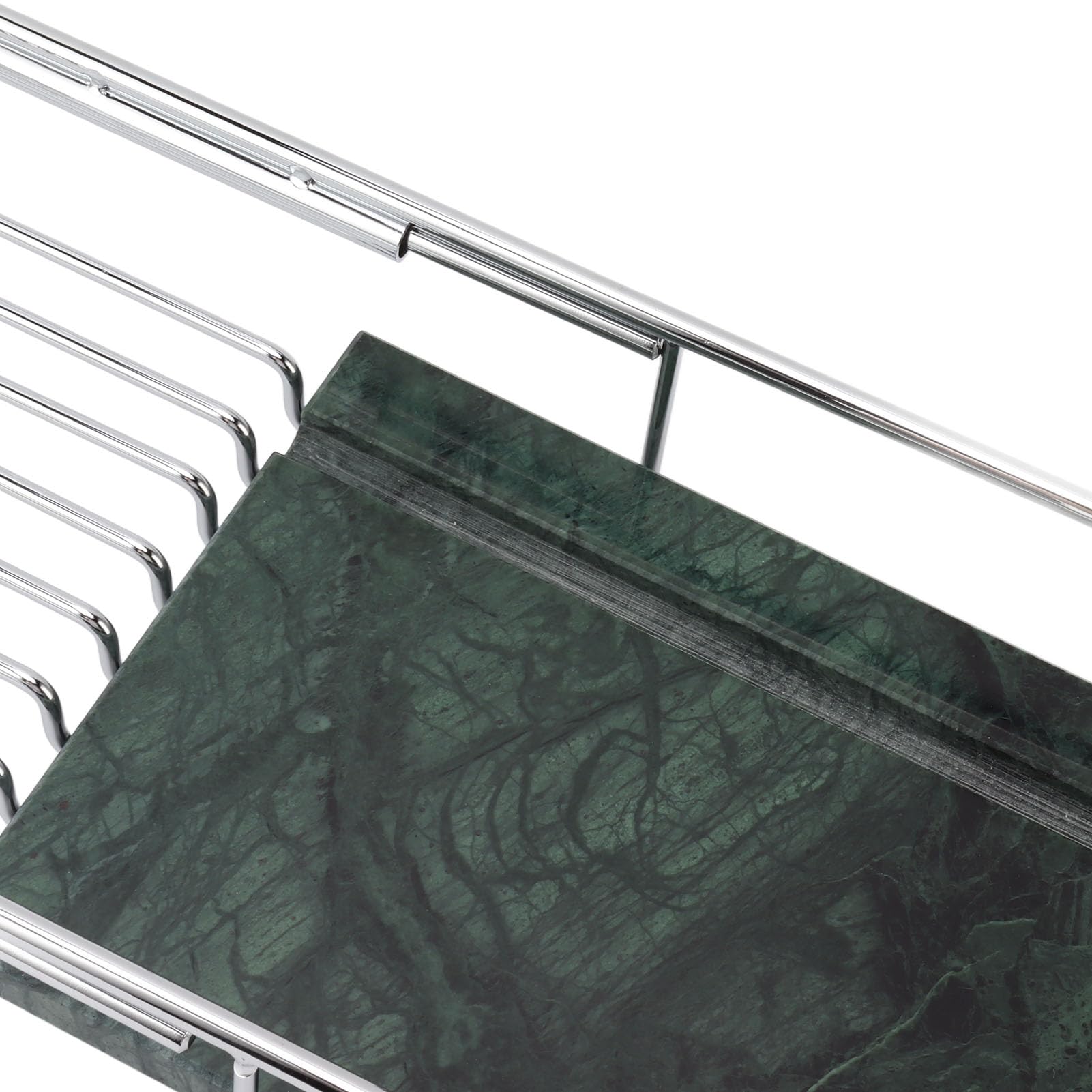 FTVOGUE Bandeja Extensible de la Bañera del Resbalón Anti del Estante de | Construcción de Acero Inoxidable, Diseño Retráctil que Se Adapta a la Mayoría de las Bañeras, Multiusos para Almacenamiento