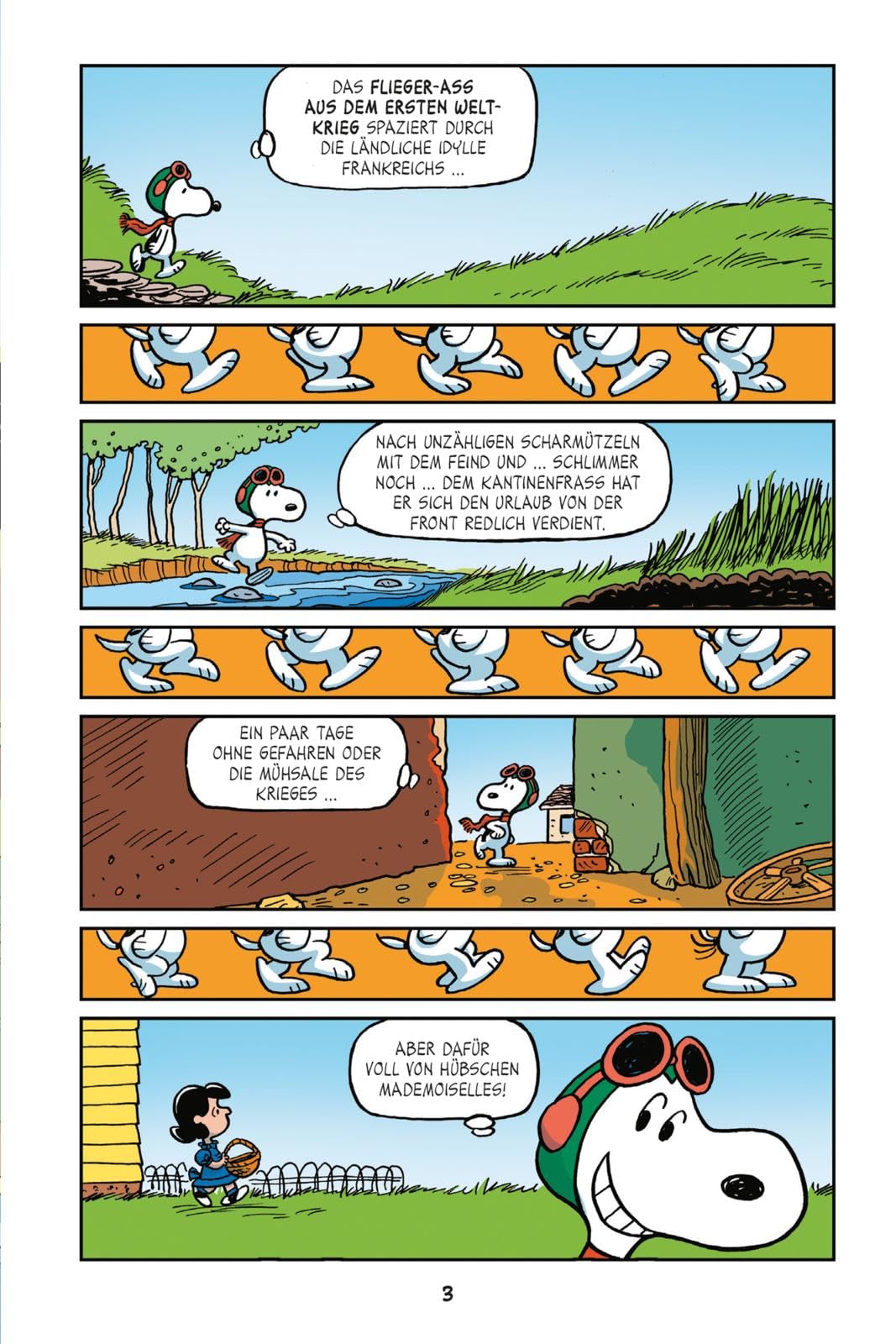 Peanuts für Kids - Neue Abenteuer 3: Snoopy, das Flieger-Ass: Lange und kurze Peanuts-Geschichten für junge Leser*innen (3)