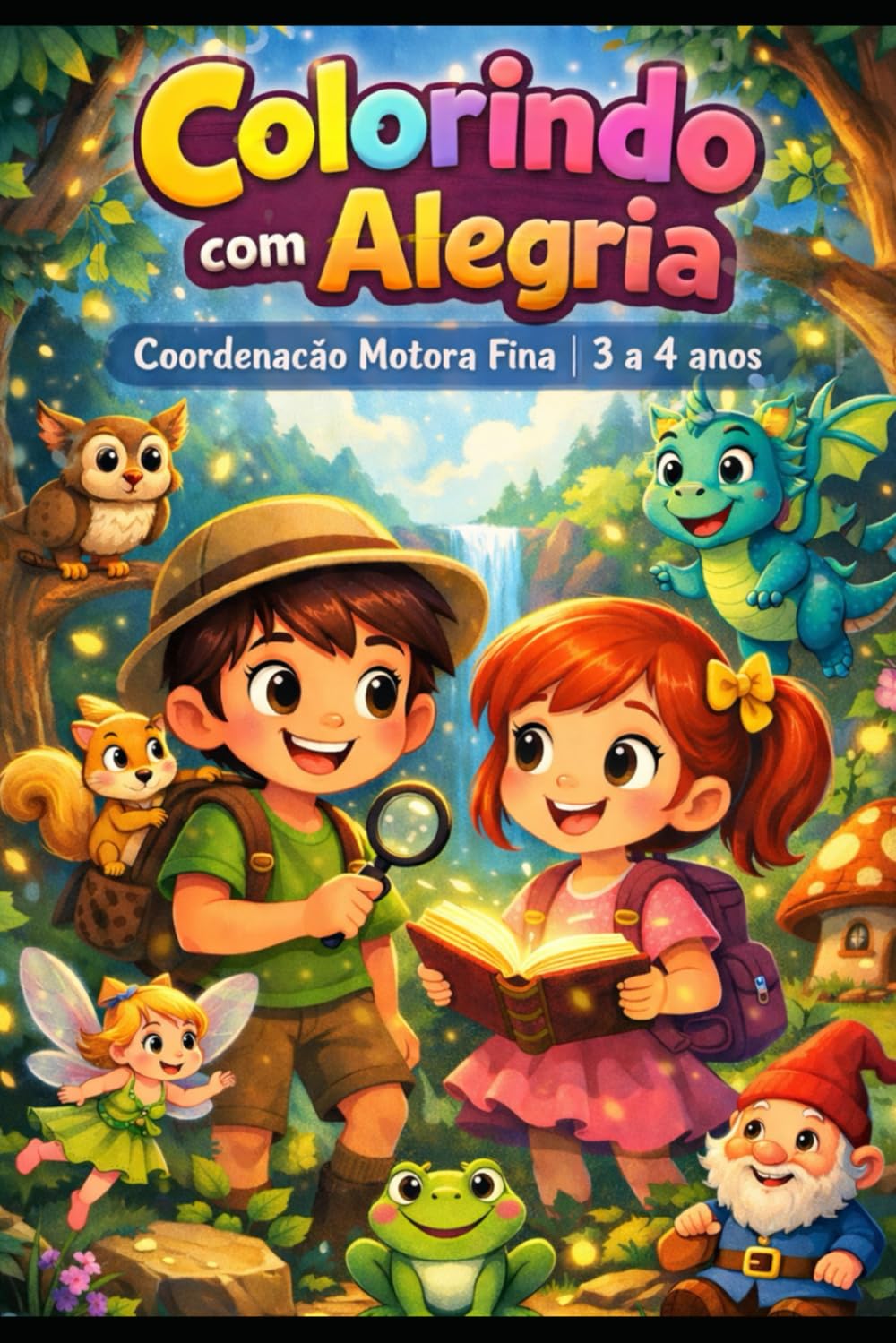 COLORINDO COM ALEGRIA: Coordenação Motora Fina | 3 a 4 anos
