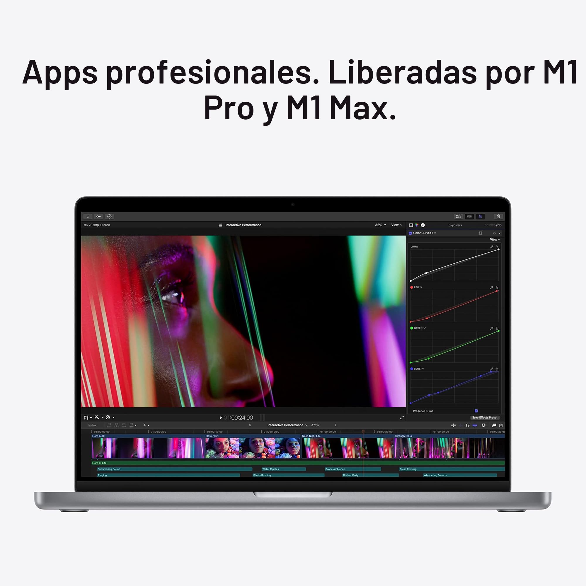 Amazon.com: Apple MacBook Pro 2021 con chip Apple M1 Pro de 14