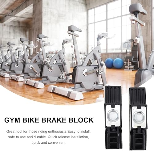 Miniatura 8 de BESPORTBLE 2 piezas de freno de bicicleta de ejercicio de giro de freno de bicicleta grupo de freno de ciclo de repuesto