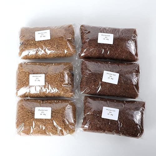 Vista 11 de Extensiones de cabello humano afro Kinkys a granel para extensiones de rastas afro rizado a granel, rizos de reparación, torsión, trenzado, pelo