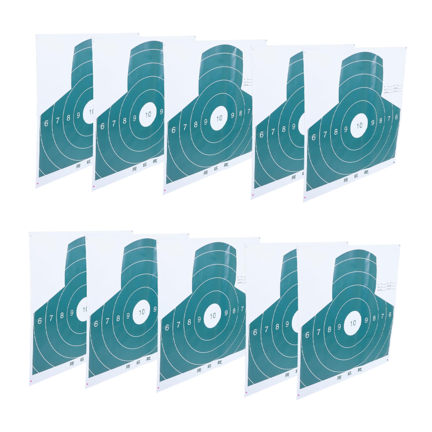 YARNOW Hunting Target Paper 20pcs Archery Shooting Paper Targets Portable Design