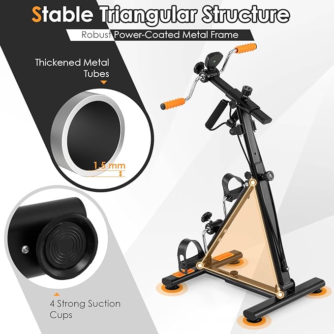 Pedal de ejercicio Goplus para personas mayores miniatura 4