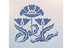 Art Nouveau 9 Stencil - Reusable Mylar Painting Template