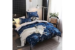 Boys Star Galaxy Bedding Duvet Cover Full Queen