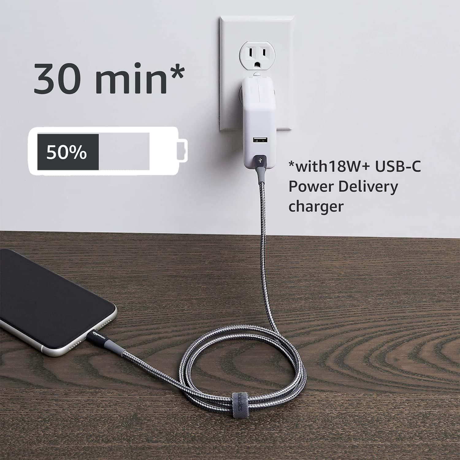 Blасk Frіdау Sаlе 2022 Amazon Basics Nylon USB-C to Lightning Cable Cord, MFi Certified Charger for Apple iPhone 13/12/11, iPad, 20,000 Bend Lifespan - Dark Gray, 3-Ft Gеt Sресіаl Prісе Amazon Basics Nylon USB-C to Lightning Cable Cord, MFi Certified Charger for Apple iPhone 13/12/11, iPad, 20,000 Bend Lifespan - Dark Gray, 3-Ft