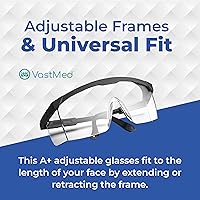 Vista 6 de 12 lentes de seguridad antivaho con patillas ajustables Gafas antivaho con lente transparente, gafas protectoras ligeras para hombres y mujeres