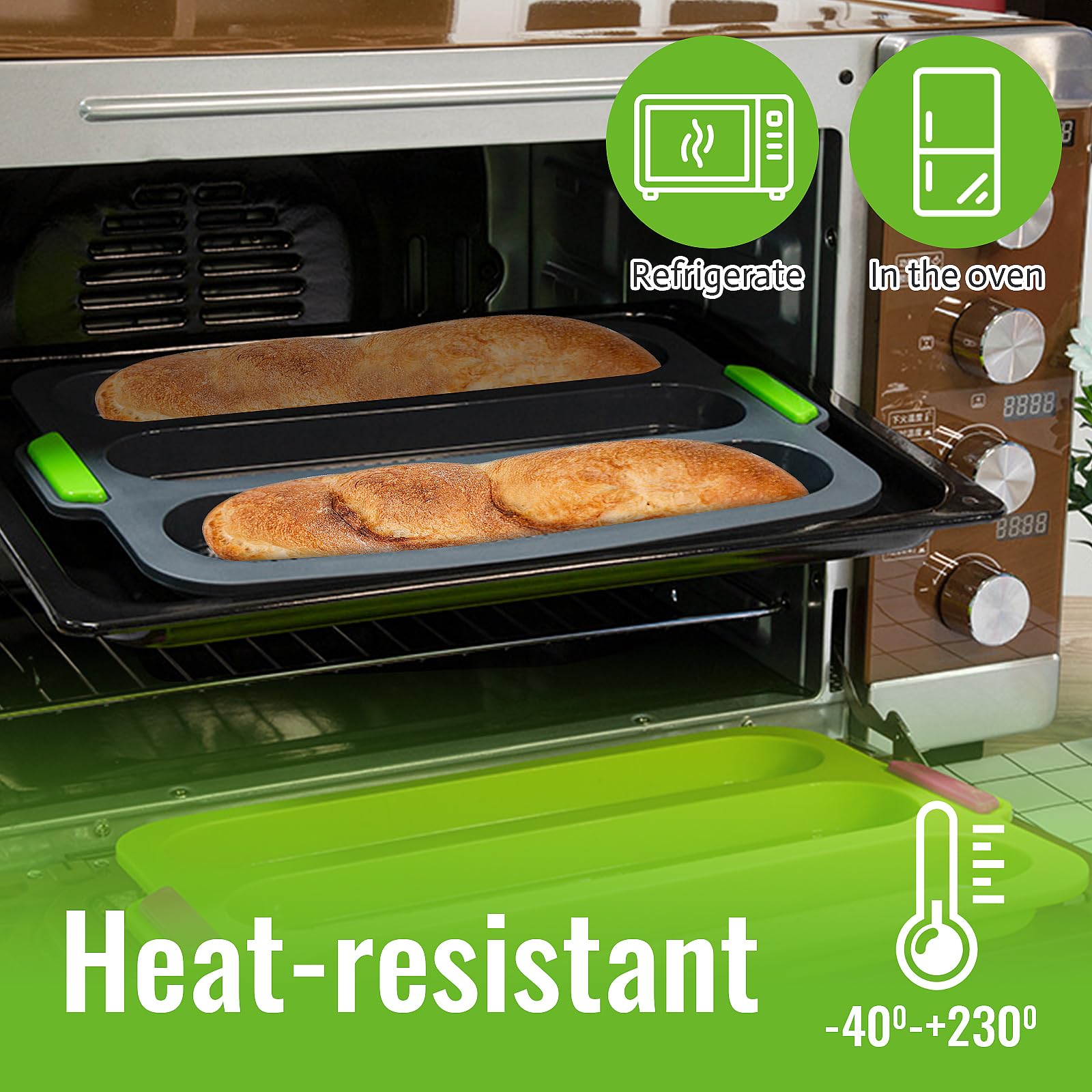 SNSYGN Baguette Baking Tray - Image 4
