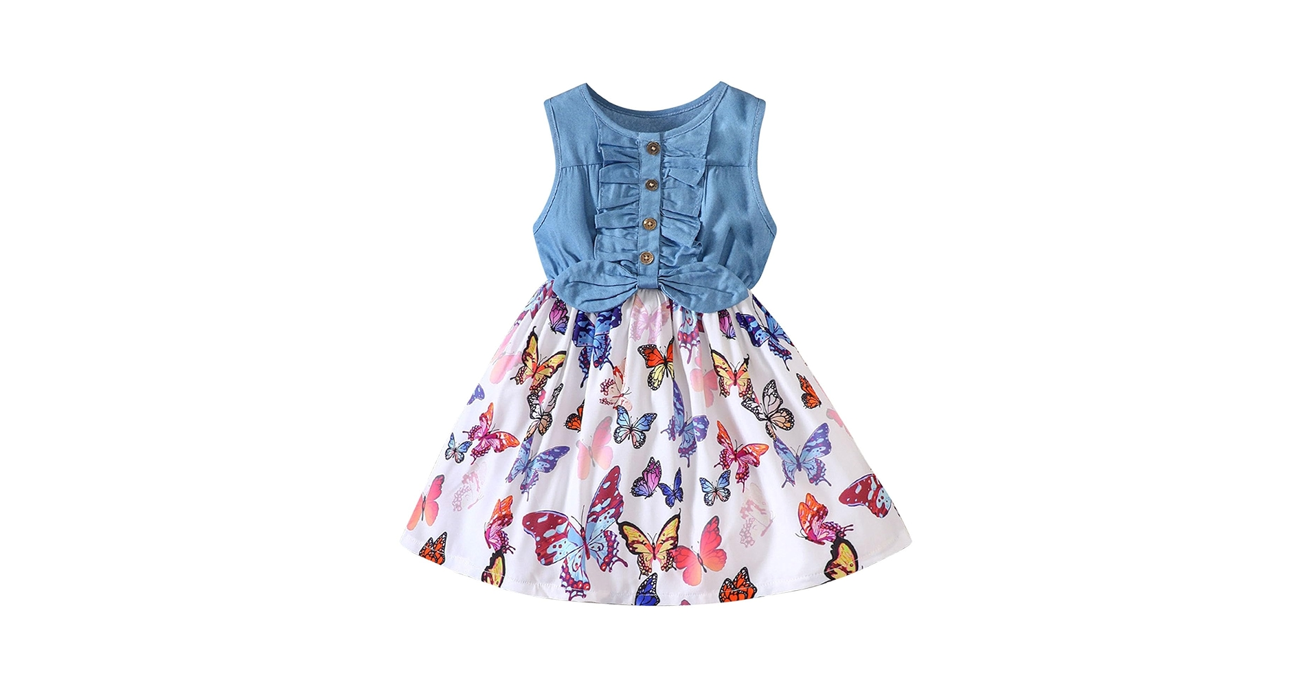 ワンピース Ruffle Sleeve Dress 6y Amazon.com: Dress for Girls,Cute Girls Ruffle Sleeve Party