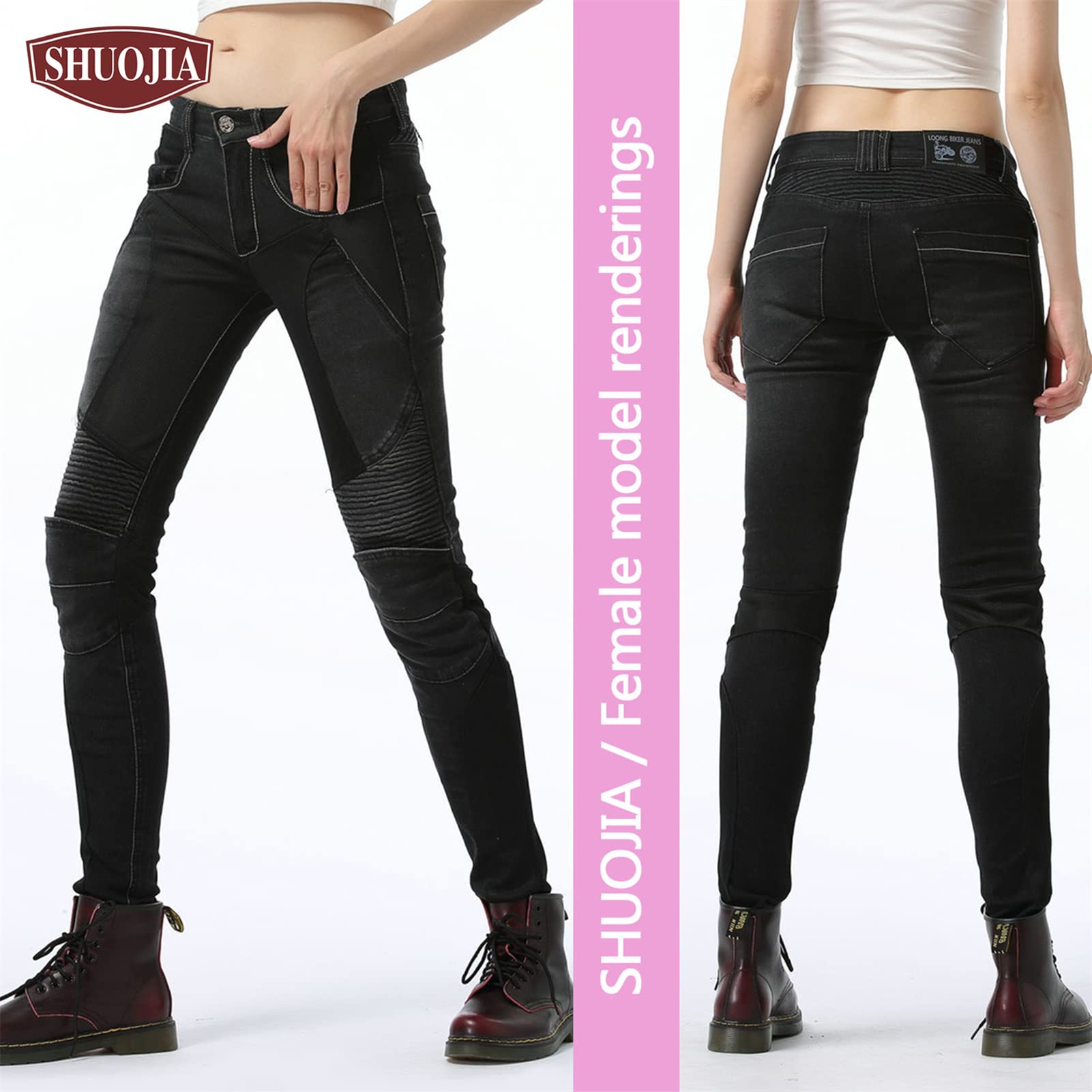 Pantaloni Da Uomo E Da Donna Per Motociclismo, Moto Biker Jeans Rinforzato Protezione Pantaloni Moto Pantaloni In Denim Pantaloni Da Corsa