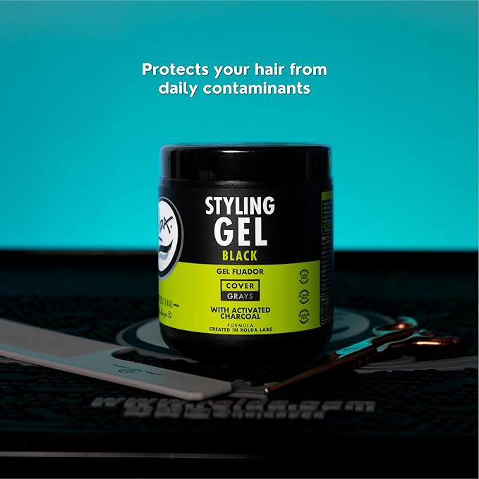 Gel para cabello Rolda Black para hombres 8.81 oz miniatura 4