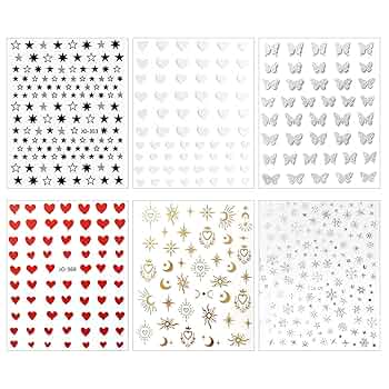 Amazon | PAVIKE ラインストーンシール ジュエリーシール