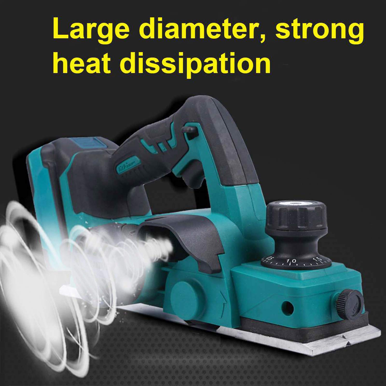 Cepilladora eléctrica Recargable de 18V 15000Rpm, enrutador eléctrico de Mano inalámbrico, Herramienta de Corte de Madera, fresado de Madera, ranurado de Grabado