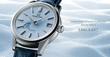 Amazon Com Mens Grand Seiko Spring Drive Movement Blue Snowflake Dial Sbga407 Grand Seiko Watches Amazon Com Mens Grand Seiko Spring Drive Movement Blue Snowflake Dial Sbga407 Grand Seiko Watches