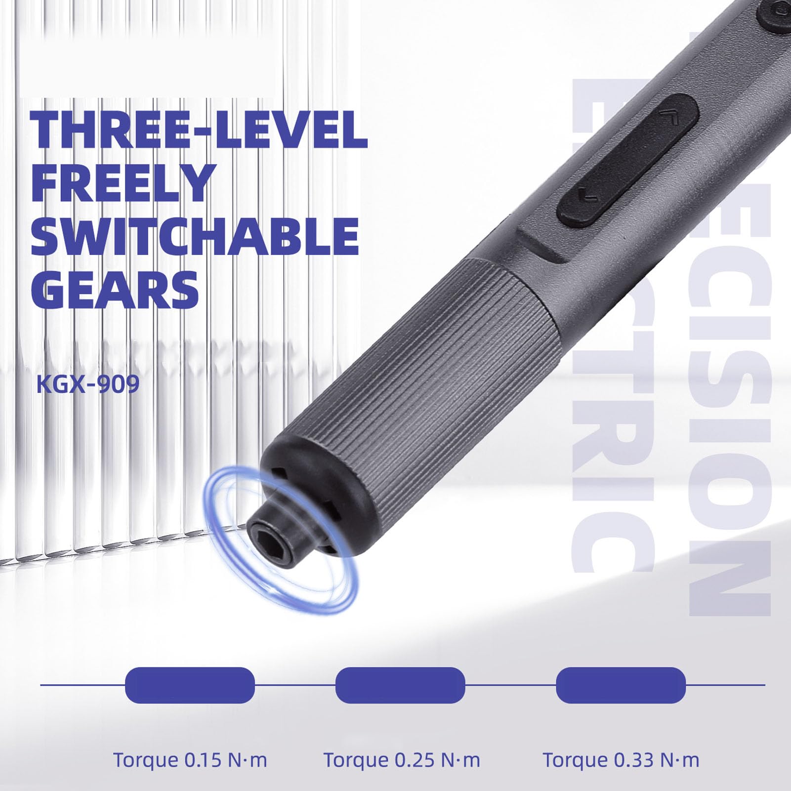 Zunate Set Cacciavite Elettrico, Cacciavite Cordless Ricaricabile Di Precisione 24 In 1 350mAh Con 3 Livelli Di Torsione Regolabili E Luce LED Per Smartphone Orologi Fotocamere