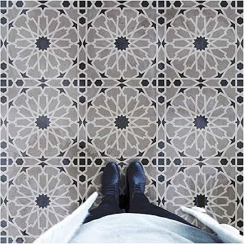 Moroccan Magic Tile Stencil Moroccan Cement Tile Stencils for Painting Tiles - Reusable Tile Stencils for Home Makeover - Paint Your Old Tile and Save - Floor Stencils for Painting Small 12"x12"