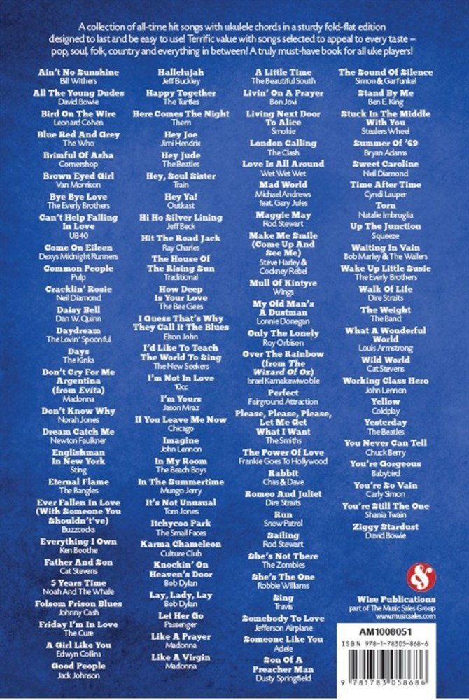 101 Hits For Ukulele (Blue Book)