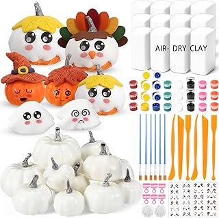 Amyhill DIY Thanksgiving Fall Pumpkin Painting Kits Craft Pumpkins with ...