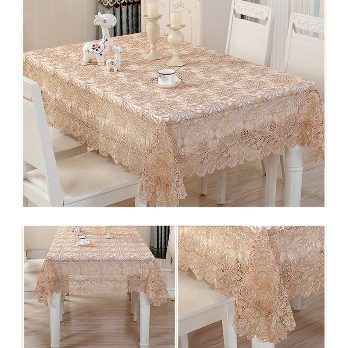 Amazon｜おしゃれなレース編み テーブルクロス アンティーク調
