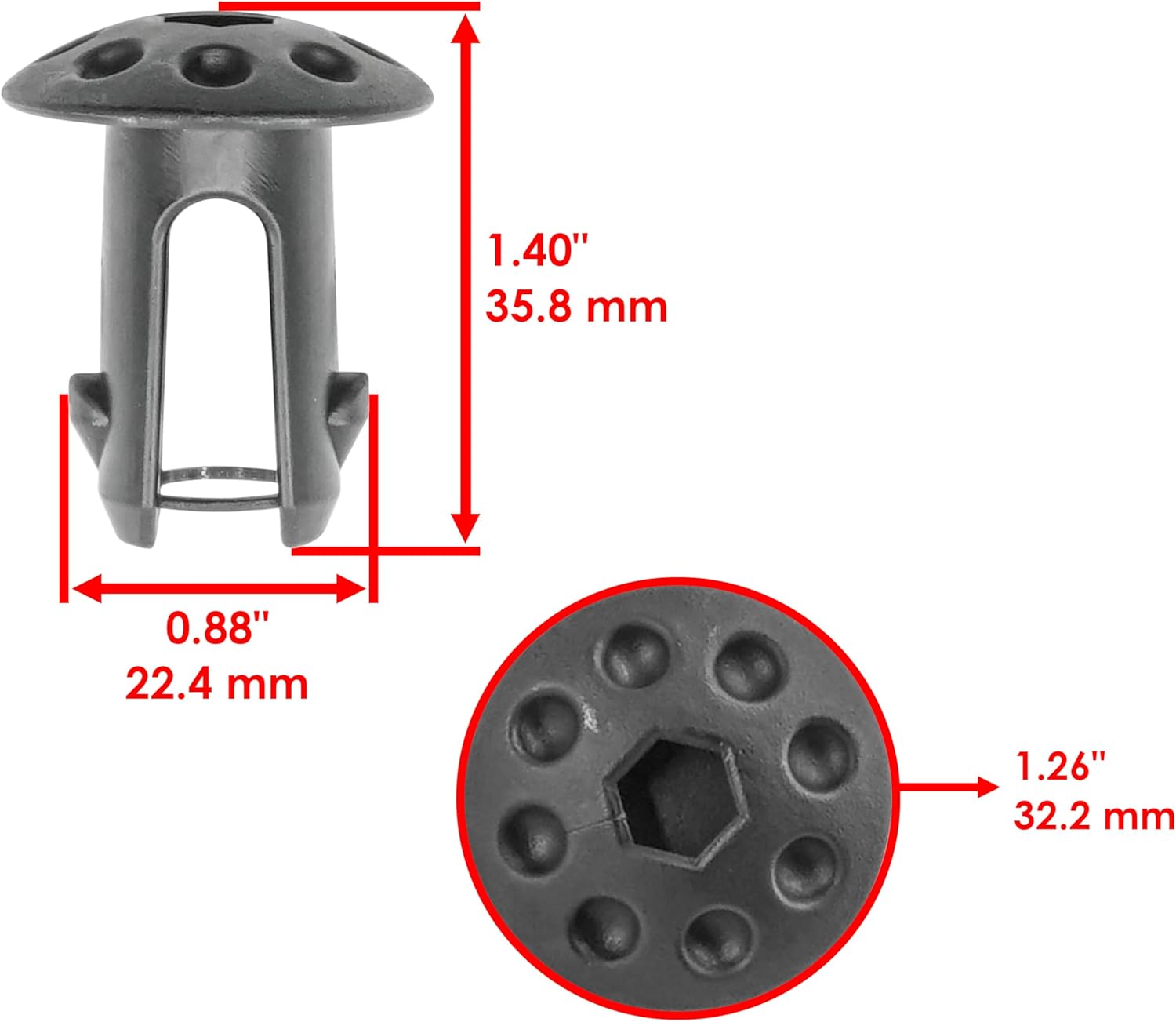 Caltric Handlebar Grips with Grip Ends Compatible with Honda Rancher 420 TRX420 2x4 4x4 2007-2021 / Recon 250 TRX250 2x4 2008-2009 2011-2014 2016-2020