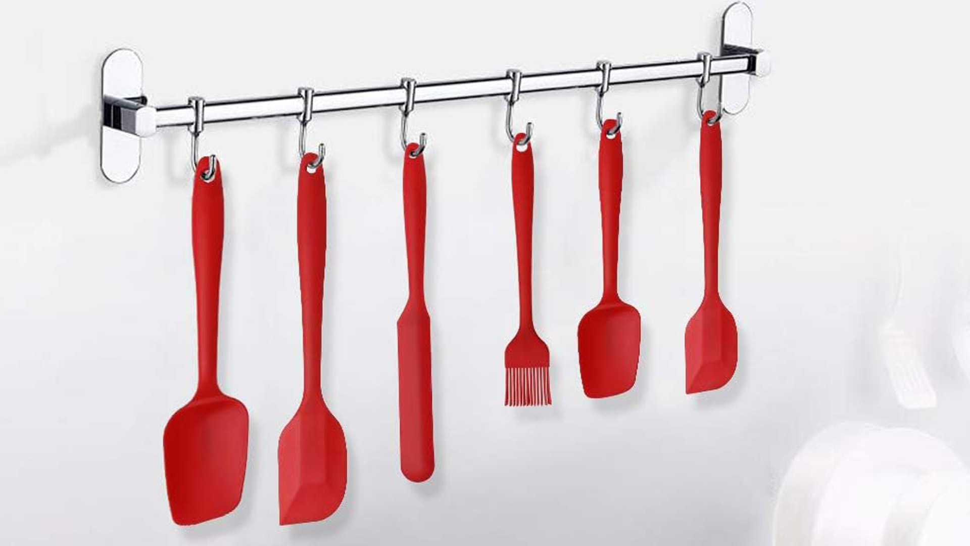 Set 2 Spatole In Silicone Vicloon - Antiaderenti, Resistente Al Calore 230°C, Per Cucina Senza Graffi