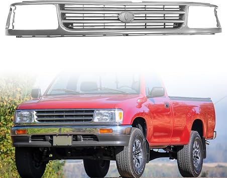 Grille Compatible With Toyota 1993-1998 T100 Base/SR5/DLX/One-Ton Models, Replaces OEM 5311134021/TO1200192