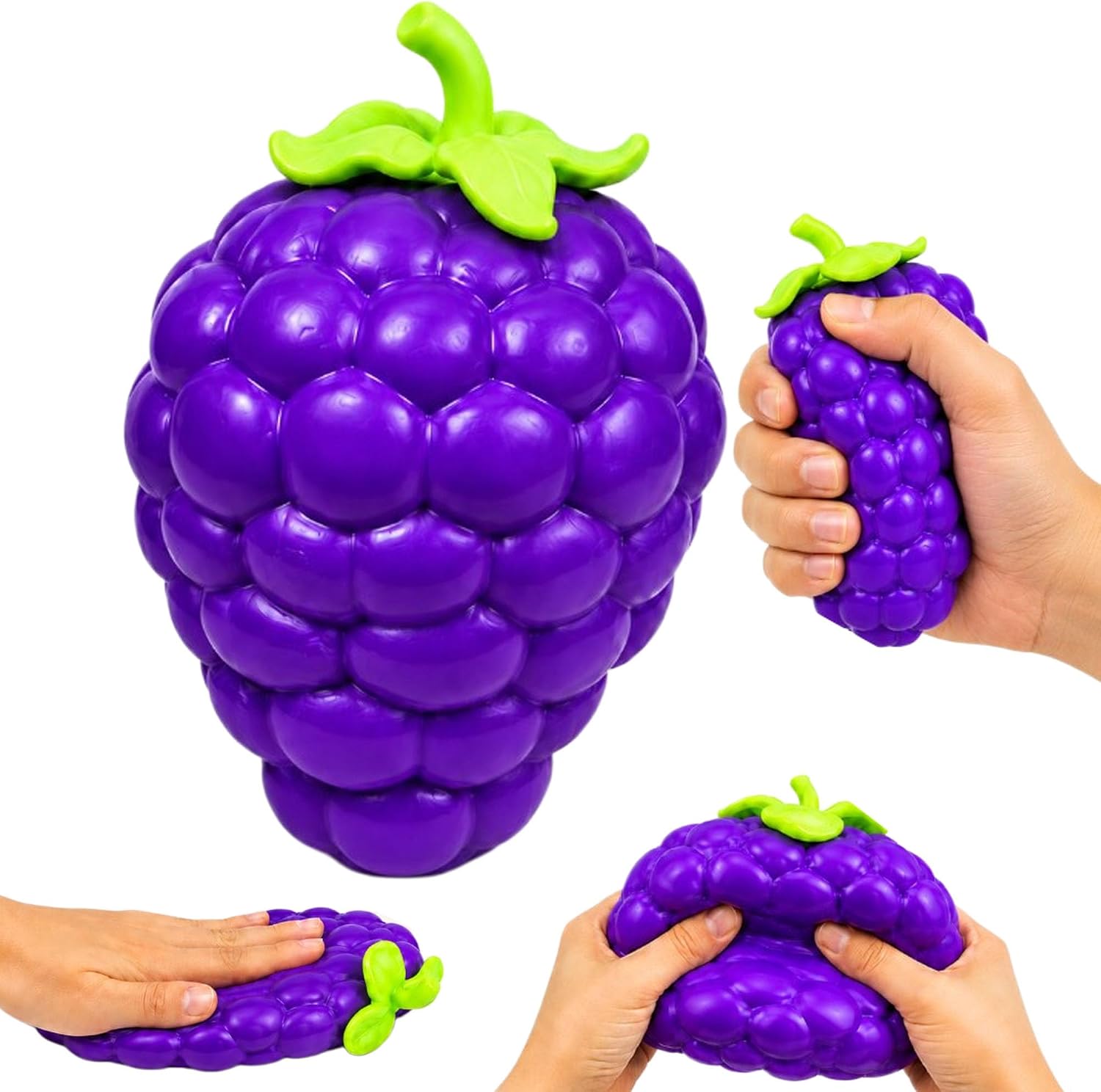 Giant Grape Squishy Toy,Slow Rebound Stress Toy Premium Gift Box Pack