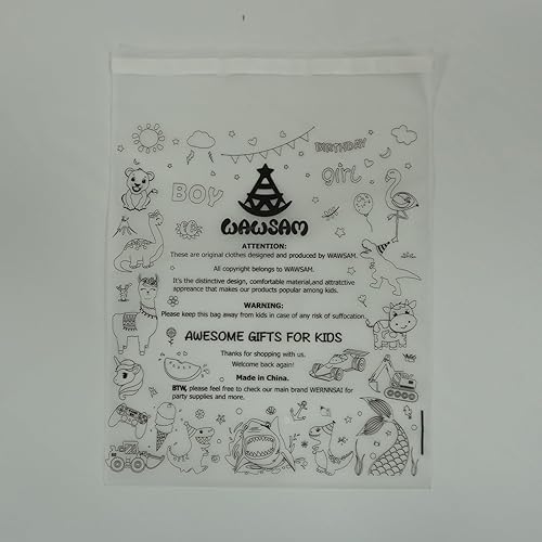 Miniatura 8 de WERNNSAI Art Smock - Delantales para niñas impermeables para niñas con manga larga y 3 bolsillos