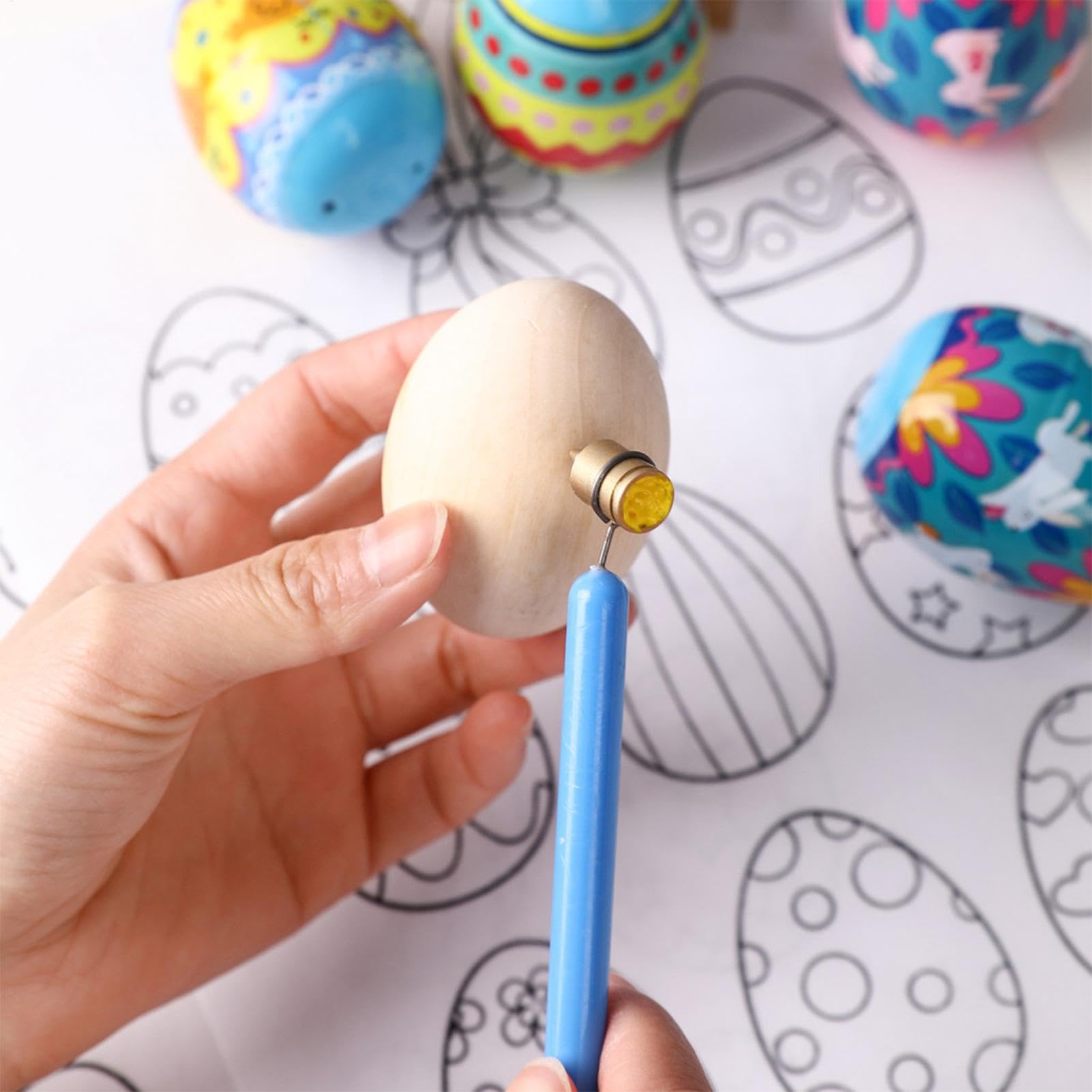 Heißwachs-Stifte zum Dekorieren von Eiern, Ostereier-Dekoration, Pysanky-Werkzeug, Ostereier-Bastelflüssigkeitsschreiber, Präzisionsausbesserungsfarbe zum Zeichnen von Linien