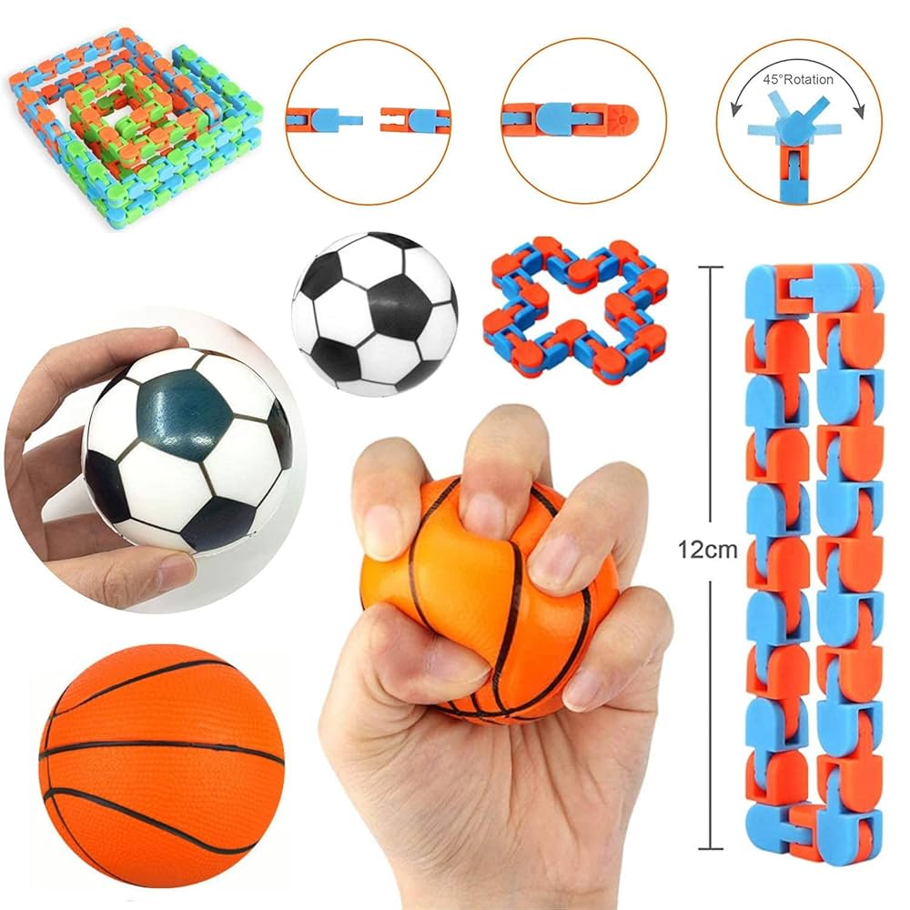 Sensory Fidget Toys Pack 21 Pcs, Autistic ADHD Toy, Stress