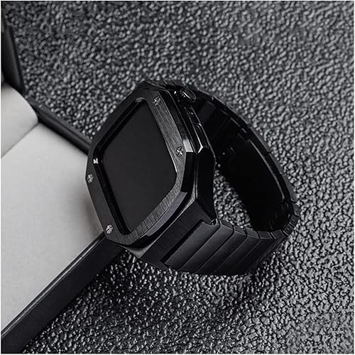 CNHKAU Kit de modificación para Apple Watch Band 8, 7, 1.772 in, caja de metal de lujo, correa de bisel para iWatch 6 se 5 de 1.732 in correa de