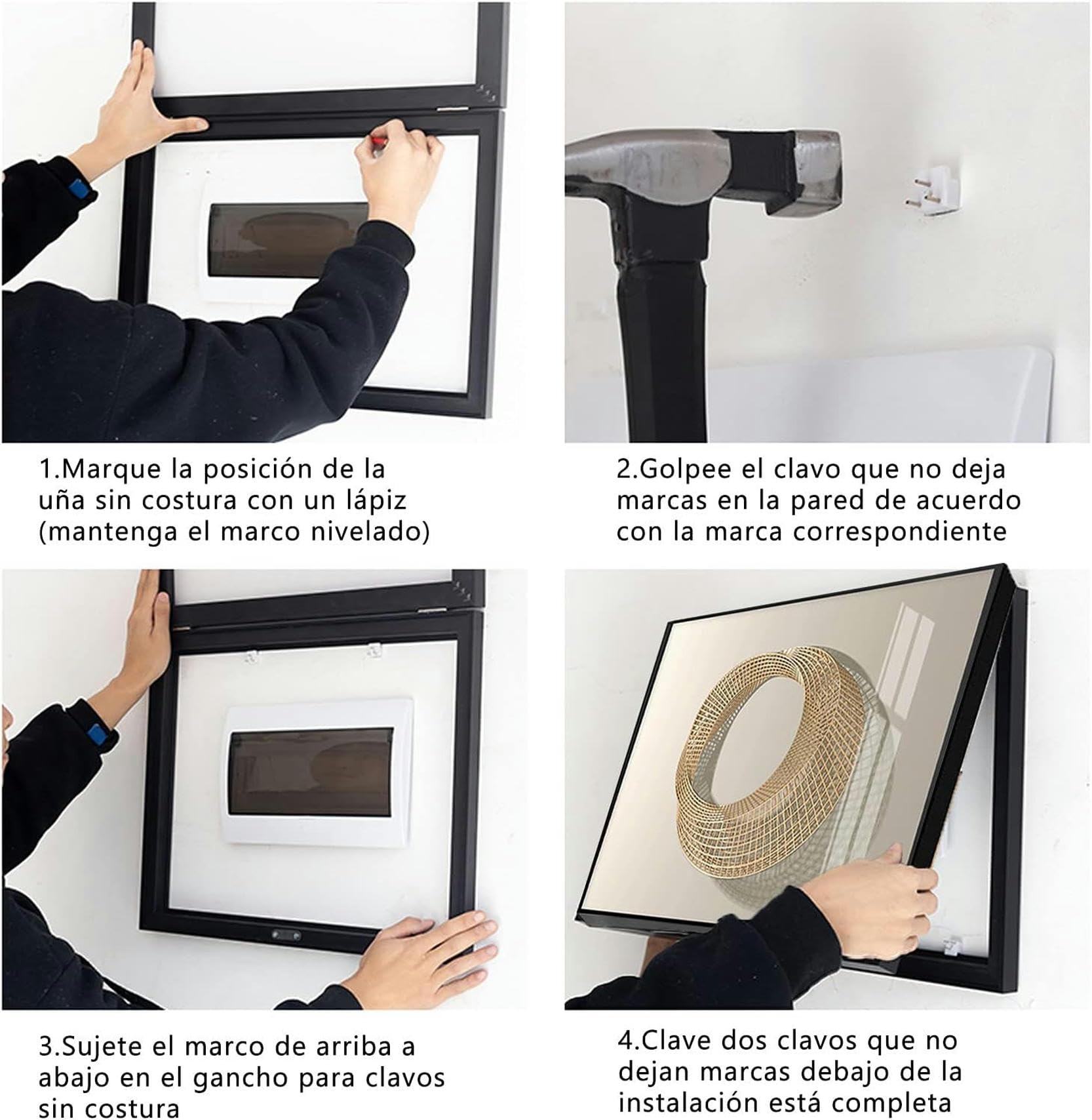 Copertura decorativa per scatola dei fusibili, protezione per scatola elettrica, design moderno, design semplice rimovibile, 50 x 40 cm, per casa e ufficio