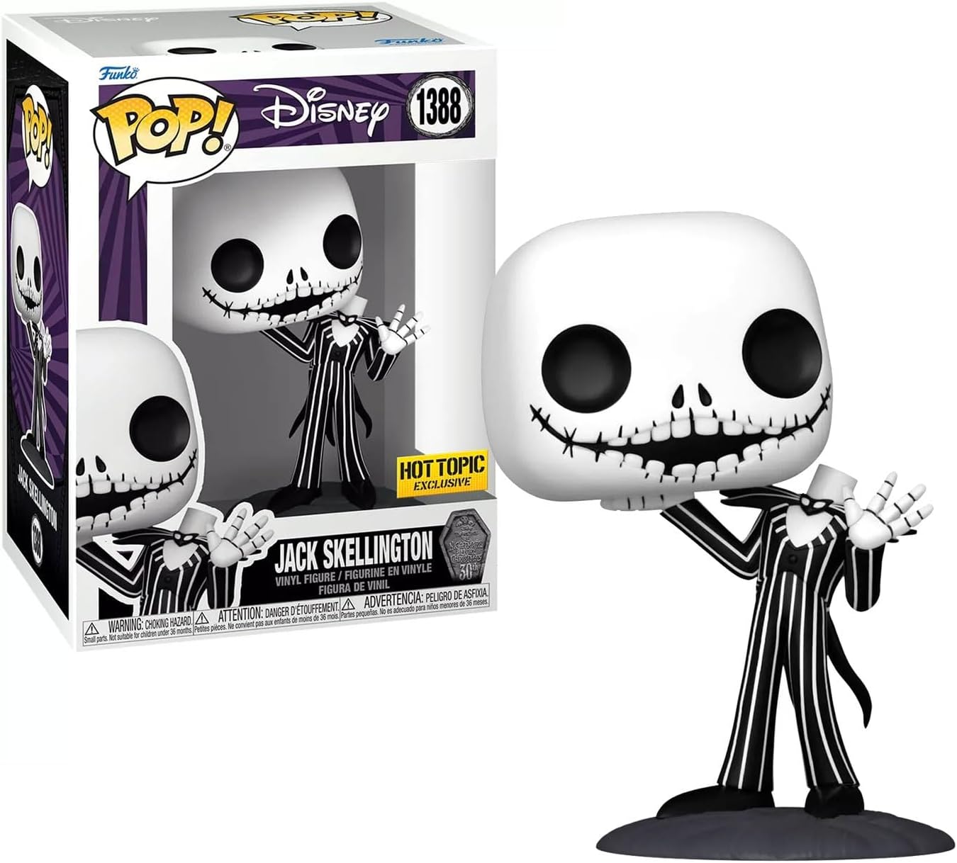 Funko The Nightmare Before Christmas Jack Skellington Headless Holding Head Exclusive Pop! 1388